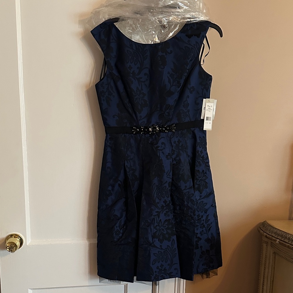 Elegant Navy Blue Kids Dress